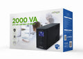 Gembird EG-UPS-035 sistema de alimentación ininterrumpida (UPS) Línea interactiva 2 kVA 1200 W 5 salidas AC