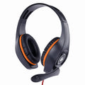 Gembird GHS-05-O auricular y casco Auriculares Alámbrico Diadema Juego Negro. Naranja