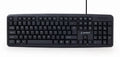 Gembird KB-U-103 teclado USB Inglés de EE. UU. Negro