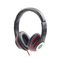 Auriculares con micrófono Gembird Los Angeles, diadema alámbrico para llamadas y música, color negro.