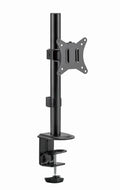 Soporte para monitor Gembird MA-D1-02 en negro, para pantallas de hasta 81.3 cm (32 pulgadas) en escritorio, accesorios para monitor.