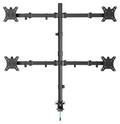 Gembird MA-D4-01 soporte para monitor 81.3 cm (32") Escritorio Negro