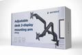 Gembird MA-DA2-02 soporte para monitor 81.3 cm (32") Escritorio Negro
