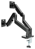 Gembird MA-DA2-06 soporte para monitor 81.3 cm (32") Escritorio Negro