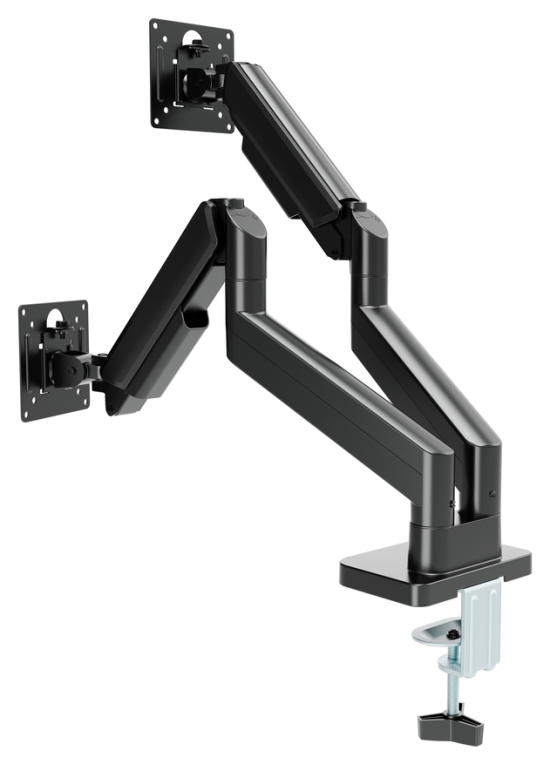 Gembird MA-DA2-06 soporte para monitor 81.3 cm (32") Escritorio Negro