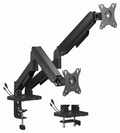 Gembird MA-DA2U-01 soporte para monitor 81.3 cm (32") Escritorio Negro