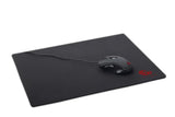 Alfombrilla para ratón Gembird MP-GAME-L para juegos, superficie negra, ideal para esports y uso diario en escritorio.