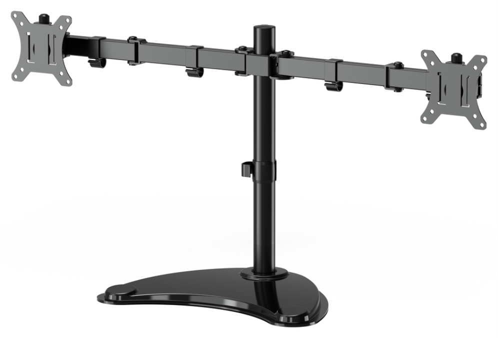 Gembird MS-D2ST-02 soporte para monitor 81.3 cm (32") Escritorio Negro