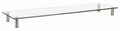 Gembird MS-TABLE-GL-01 soporte para TV Transparente
