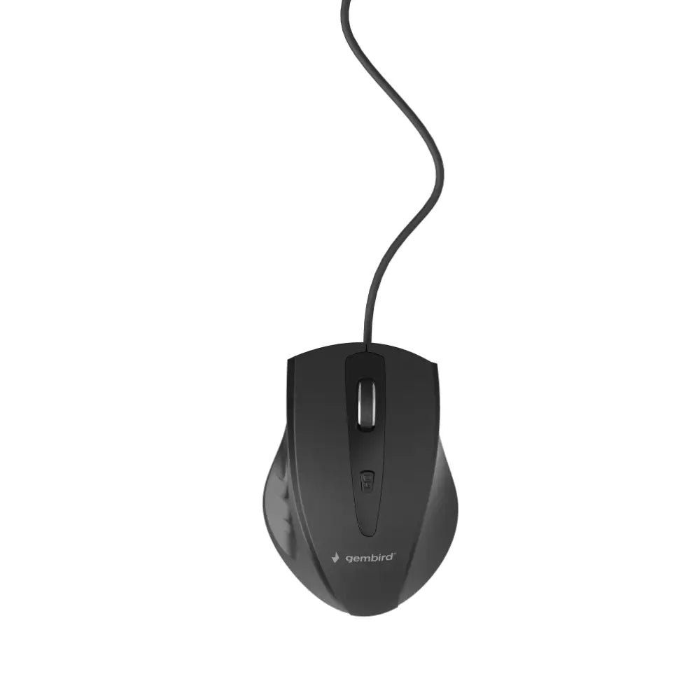 Gembird MUS-4B-02 ratón Oficina mano derecha USB Óptico 1200 DPI