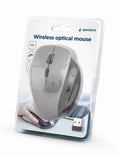 Gembird MUSW-6B-02-BG ratón Oficina mano derecha RF inalámbrico Óptico 1600 DPI