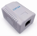 Gembird NCAC-1F6A-01 caja de tomacorriente RJ-45 Blanco