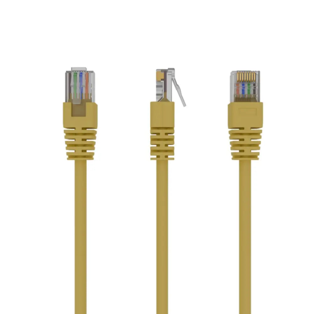 Gembird PP12-1M/Y cable de red Amarillo Cat5e U/UTP (UTP)
