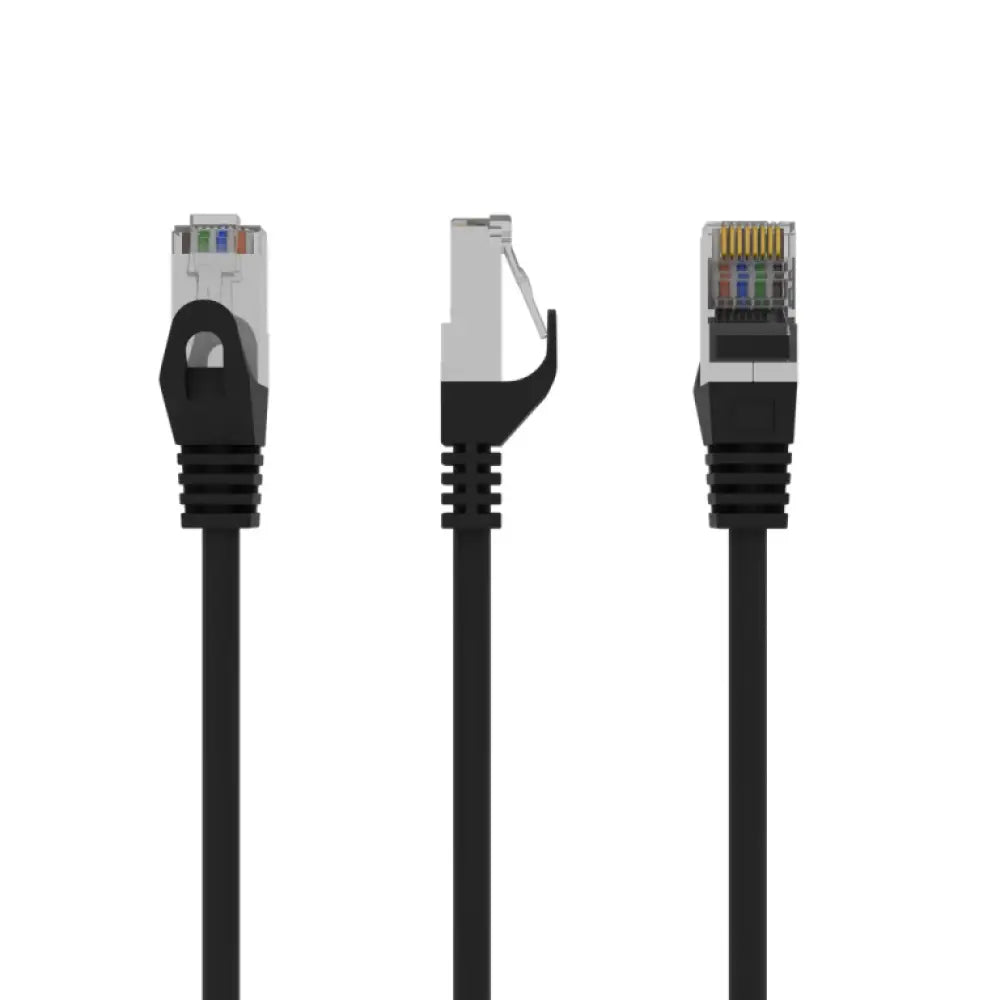 Gembird PP6-1M/BK cable de red Negro Cat6 F/UTP (FTP)