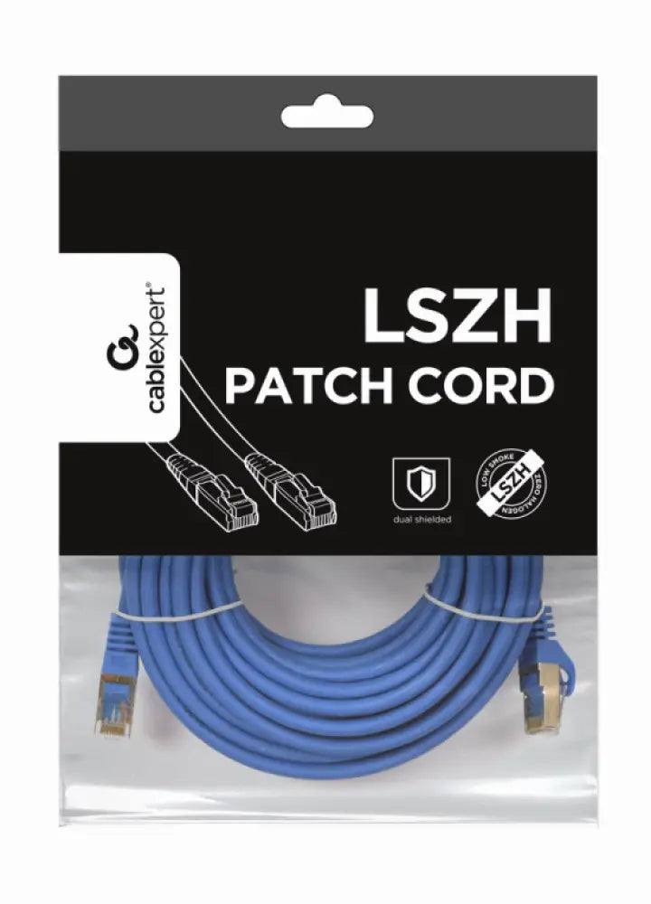 Gembird PP6A-LSZHCU-B-10M cable de red Azul Cat6a S/FTP (S-STP)