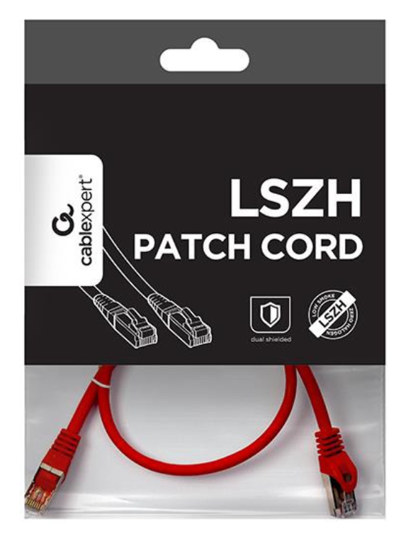 GEMBIRD PP6A-LSZHCU-R-0.25M CABLE RED - detalle