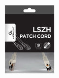 Gembird PP6A-LSZHCU-W-0.25M cable de red Blanco 0.25 m Cat6a S/FTP (S-STP)