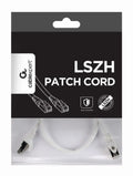 Gembird PP6A-LSZHCU-W-0.5M cable de red Blanco 0.5 m Cat6a S/FTP (S-STP)