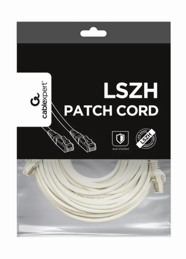 Gembird PP6A-LSZHCU-W-10M cable de red Blanco Cat6a S/FTP (S-STP)