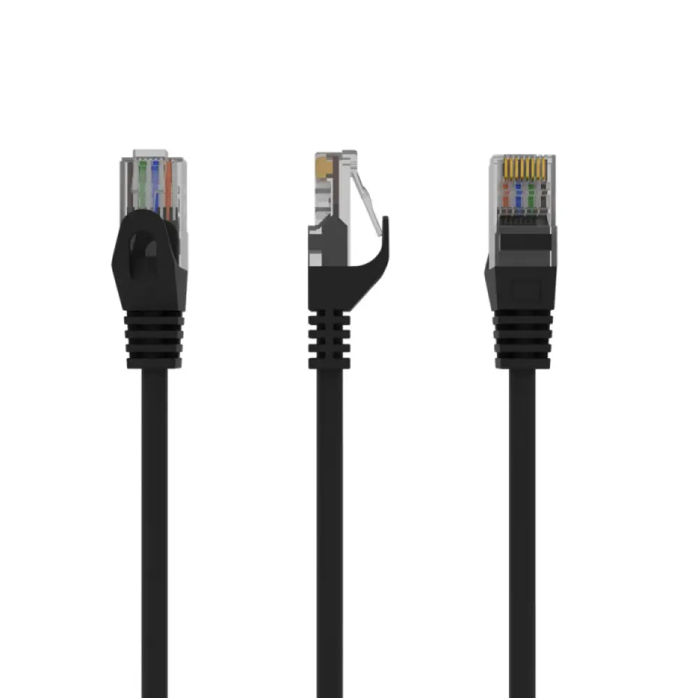 Gembird PP6U-0.5M cable de red Negro 0.5 m Cat6 U/UTP (UTP)