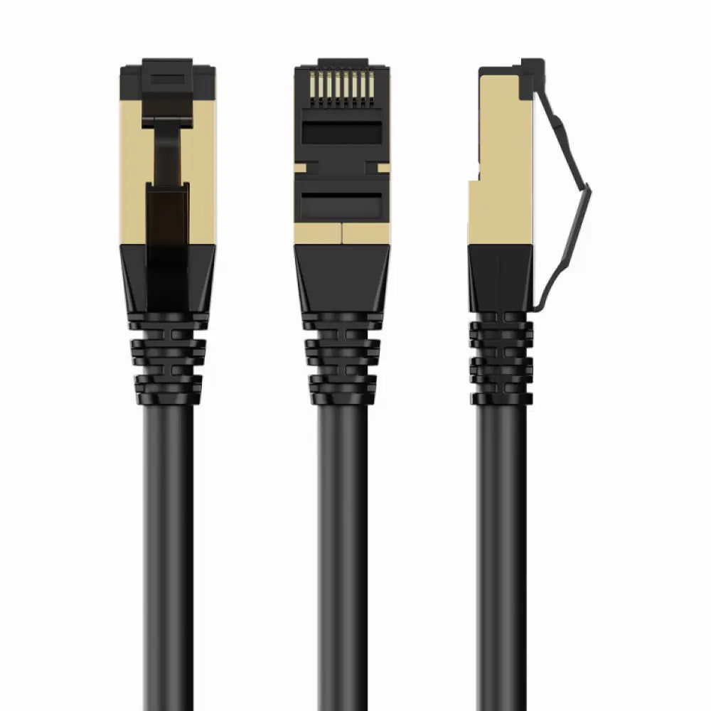 Gembird PP8-LSZHCU-BK-0.25M cable de red Negro 0.25 m Cat8 S/FTP (S-STP)