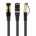 Gembird PP8-LSZHCU-BK-0.5M cable de red Negro 0.5 m Cat8 S/FTP (S-STP)