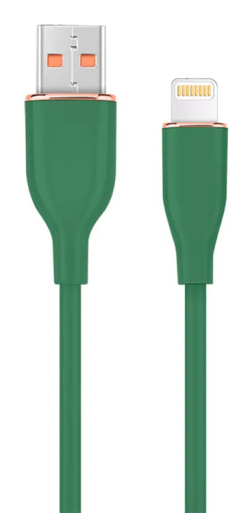 Gembird Premium Silikon Lade-Datenkabel 1.5 m Grün - CC-USB2S-AM8PM-1 - Digital/Daten - 1.5 m