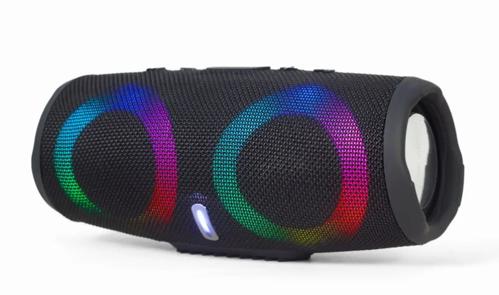 Gembird SPK-BT-LED-02 altavoz portátil o de fiesta Altavoz monofónico portátil Negro 10 W