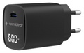 Gembird TA-UC-1C-PD60LCD-01-BK cargador de dispositivo móvil Portátil. Smartphone. Tableta Negro Corriente alterna Carga