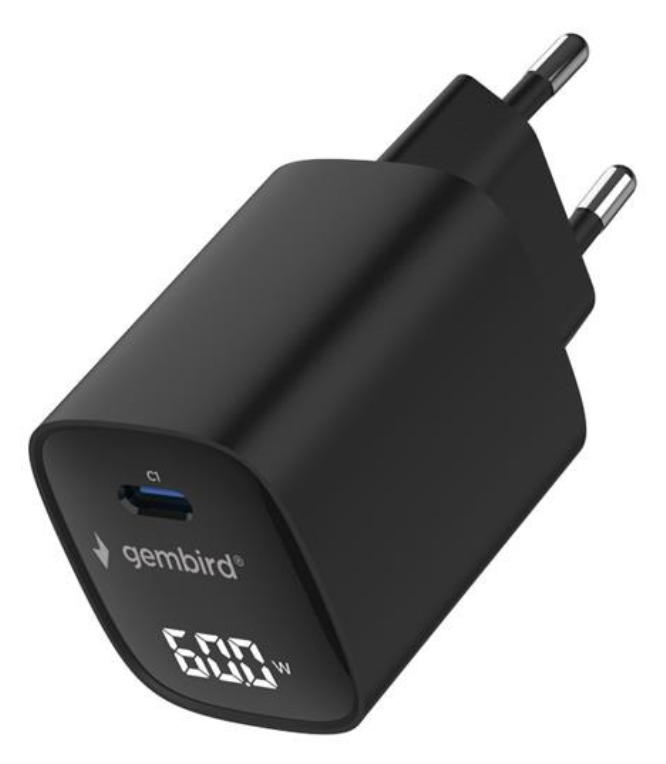 GEMBIRD TA-UC-1C-PD60LCD-01-BK CARGADOR - detalle