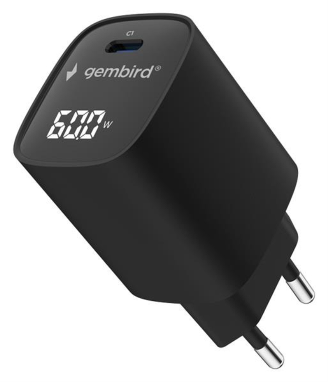 GEMBIRD TA-UC-1C-PD60LCD-01-BK CARGADOR - detalle