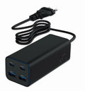 Gembird TA-UC-2A2C-PD100-01-BK cargador de dispositivo móvil Portátil. Smartphone Negro Corriente alterna Carga rápida I