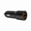 Gembird TA-UC-A2QC36-CAR-01 cargador de dispositivo móvil Teléfono móvil. Smartphone Negro Encendedor de cigarrillos Car