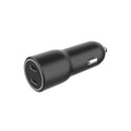 Cargador de coche Gembird TA-UC-C2PD40-CAR-01 con doble puerto USB Tipo-C y carga rápida, en color negro para dispositivos móviles.