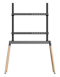 Gembird TVS-86F-01-BK soporte para TV 2.18 m (86") Negro. Madera