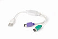 Gembird UAPS12 cable ps/2 0.3 m 2x 6-p Mini-DIN USB A Blanco