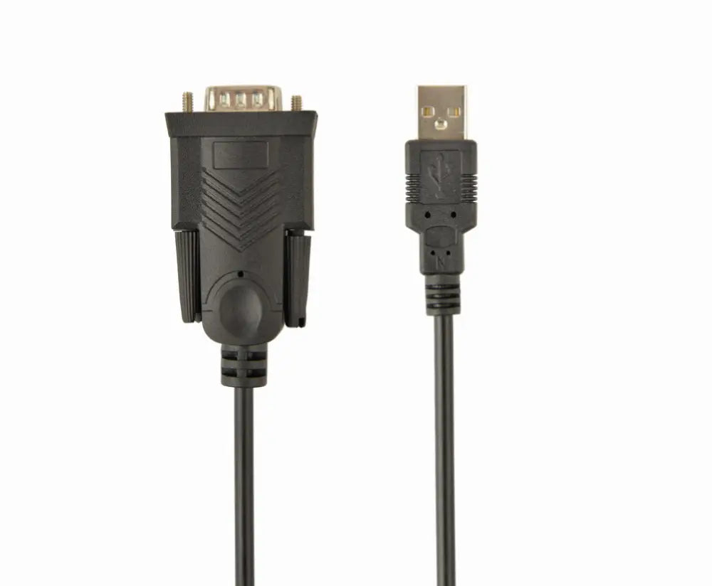 Gembird UAS-DB9M-02 cable de serie Negro 1.5 m USB tipo A DB-9