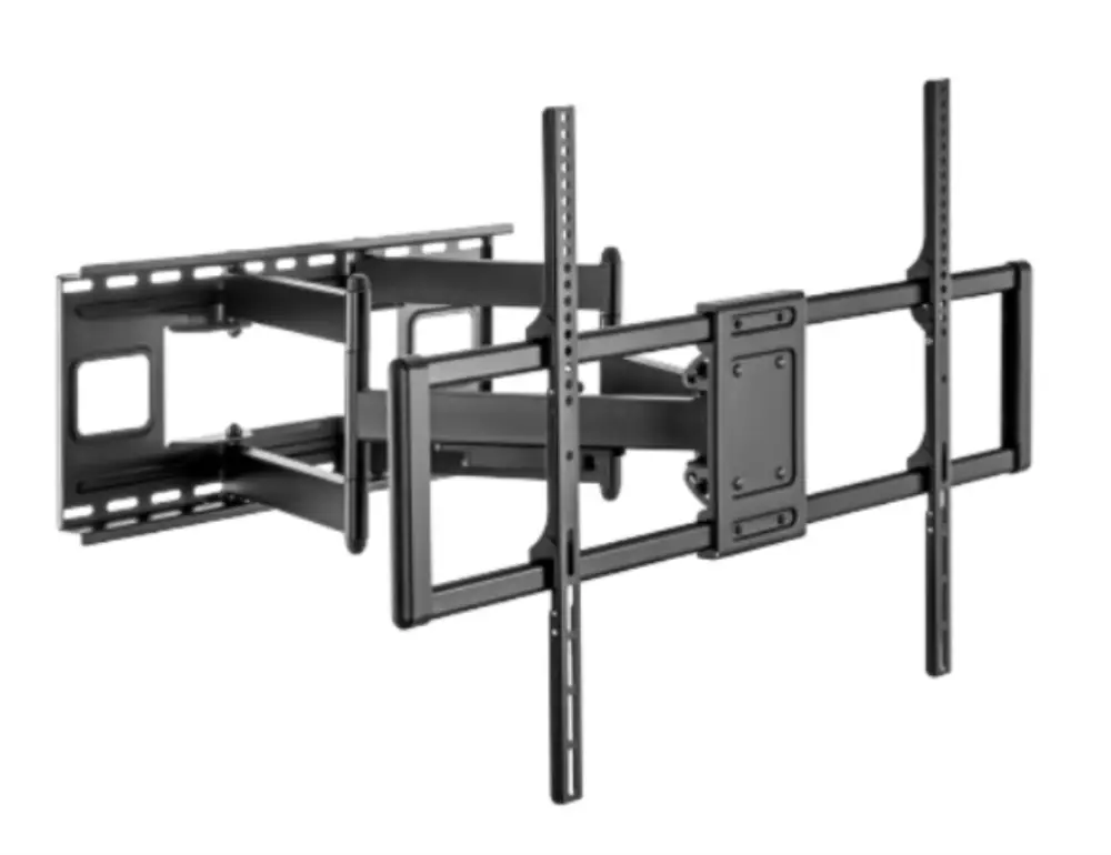 Soporte de pared para TV Gembird WM-120ST-01, negro, para televisores de hasta 120 pulgadas, con movimiento completo.