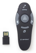 Gembird WP-L-11 apuntador inalámbricos RF Negro