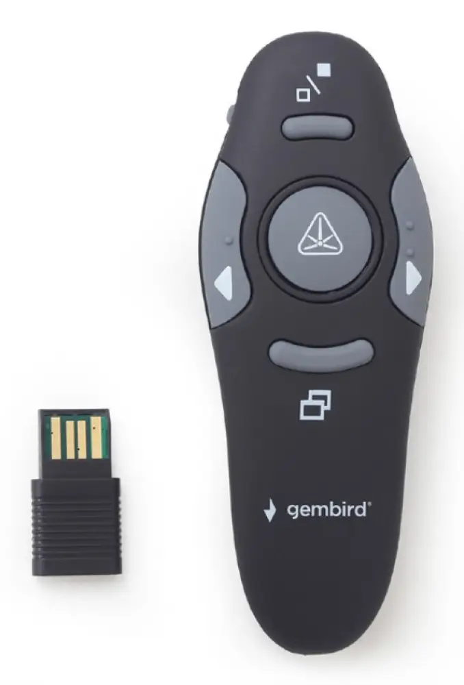 Gembird WP-L-11 apuntador inalámbricos RF Negro