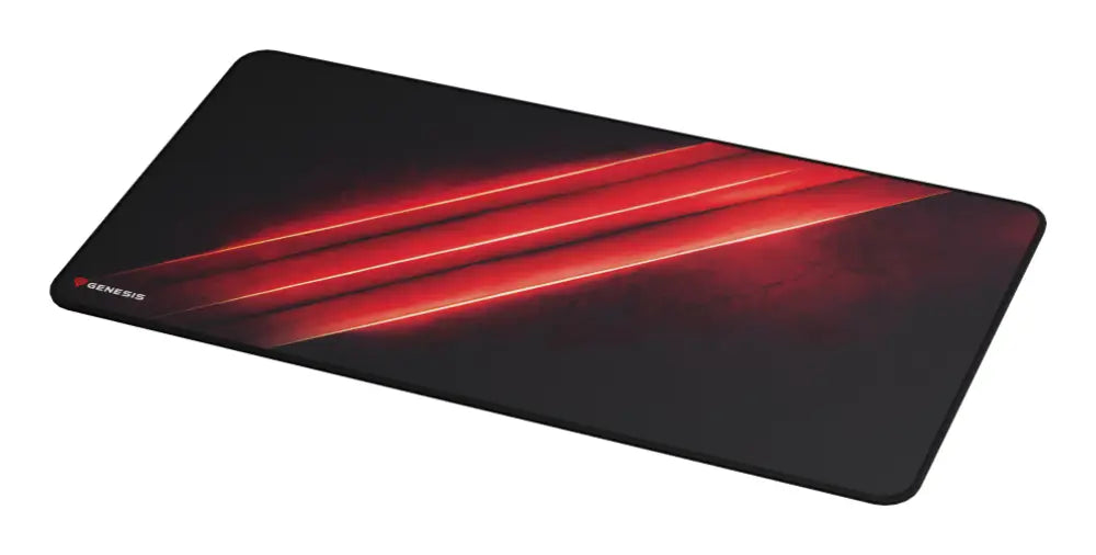 GENESIS Carbon 500 Maxi Flash G2 Alfombrilla de ratón para juegos Negro. Rojo