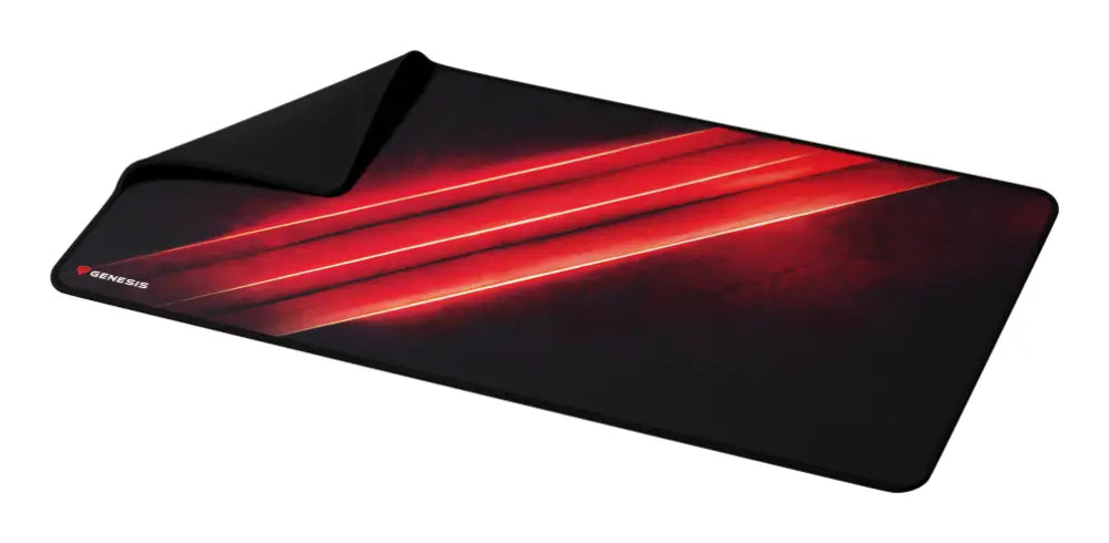 GENESIS Carbon 500 Maxi Flash G2 Alfombrilla de ratón para juegos Negro. Rojo - detalle