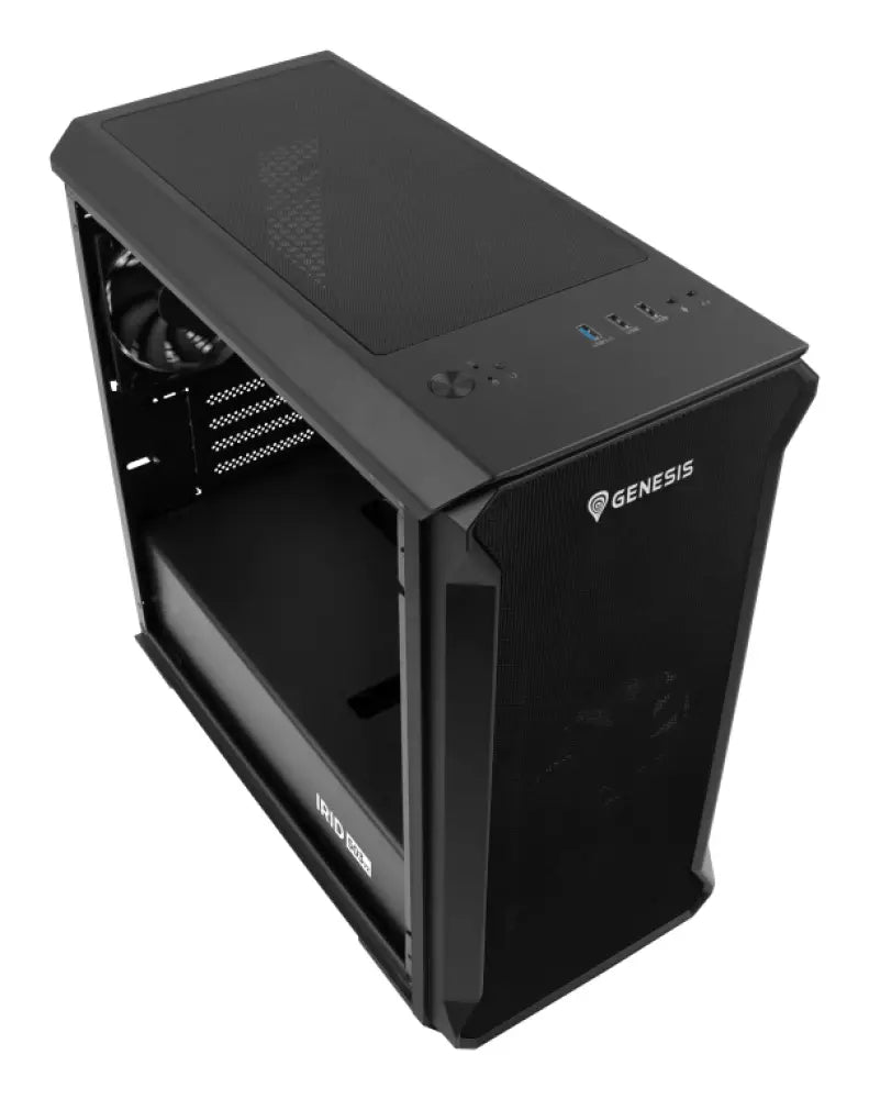 GENESIS Irid 503 Micro Torre Negro - detalle