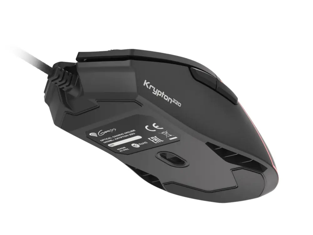 GENESIS Krypton 220 ratón Juego mano derecha USB tipo A Óptico 6400 DPI - detalle