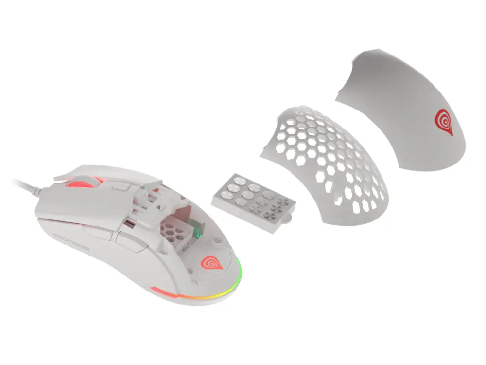 GENESIS Krypton 750 ratón Juego mano derecha USB tipo A Óptico 2000 DPI - detalle