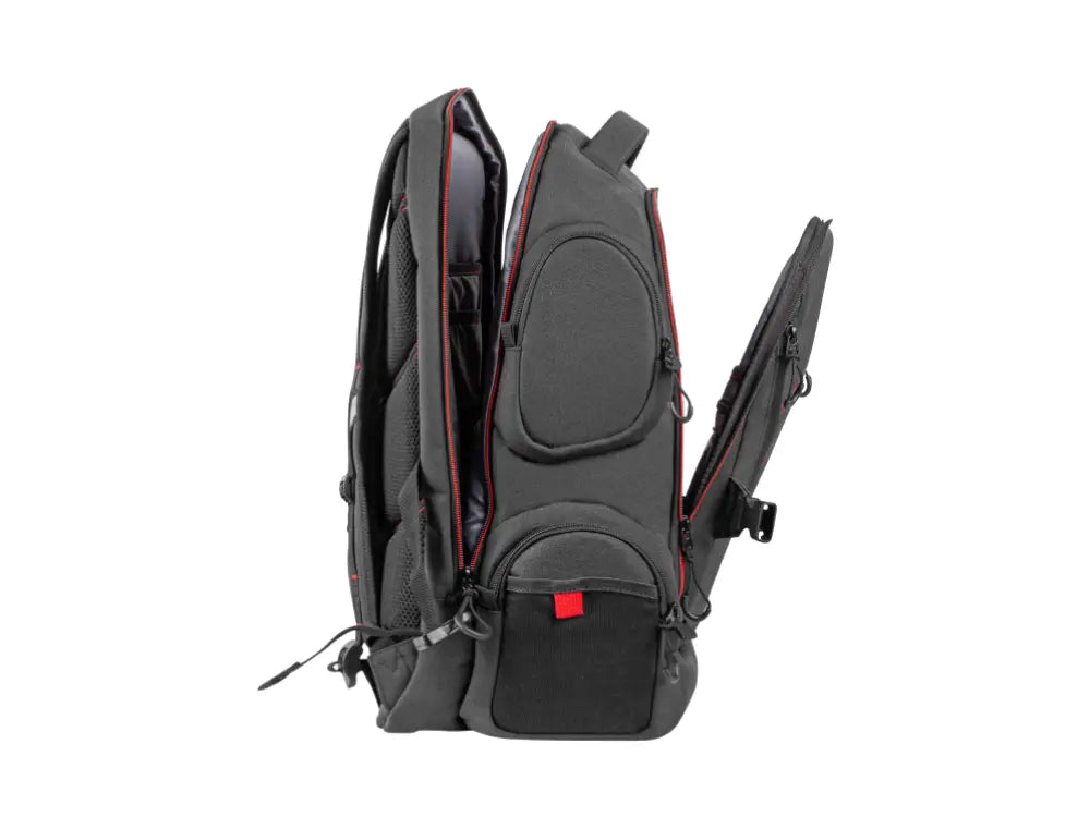 GENESIS Pallad 550 43.9 cm (17.3") Mochila Negro. Rojo - detalle