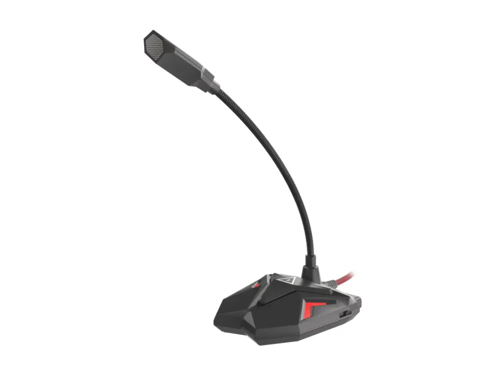 GENESIS Radium 100 Negro. Rojo Micrófono para PC - detalle