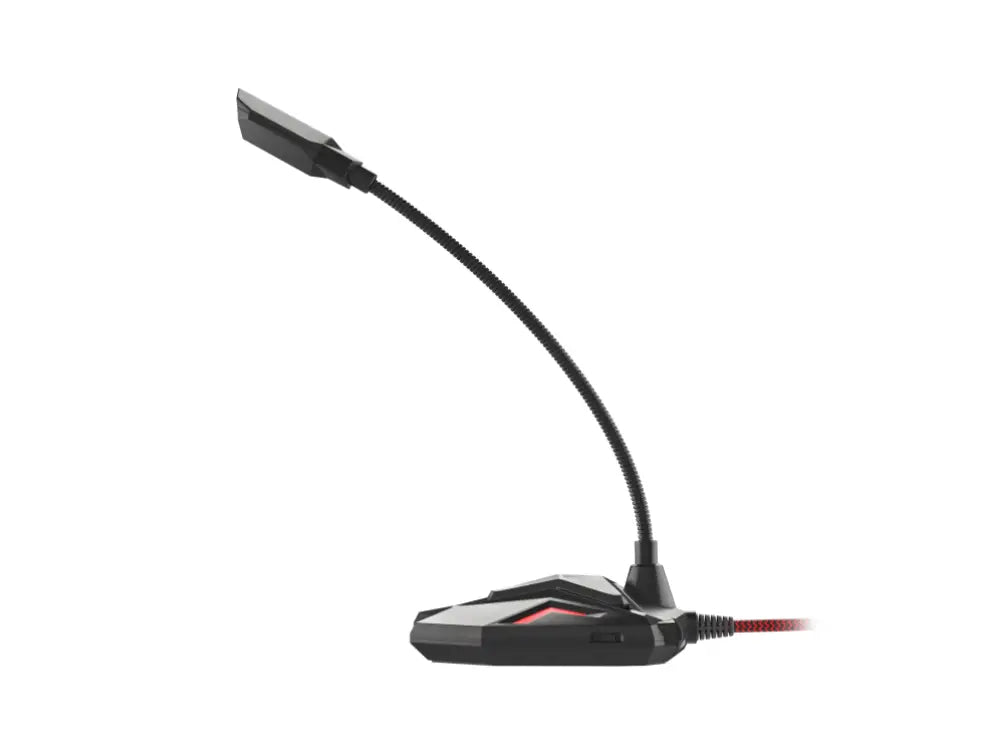 GENESIS Radium 100 Negro. Rojo Micrófono para PC - detalle