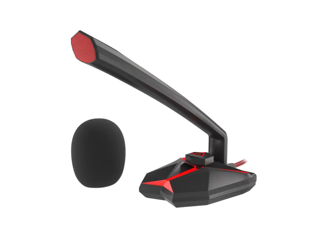 GENESIS Radium 200 Negro. Rojo Micrófono para PC - detalle