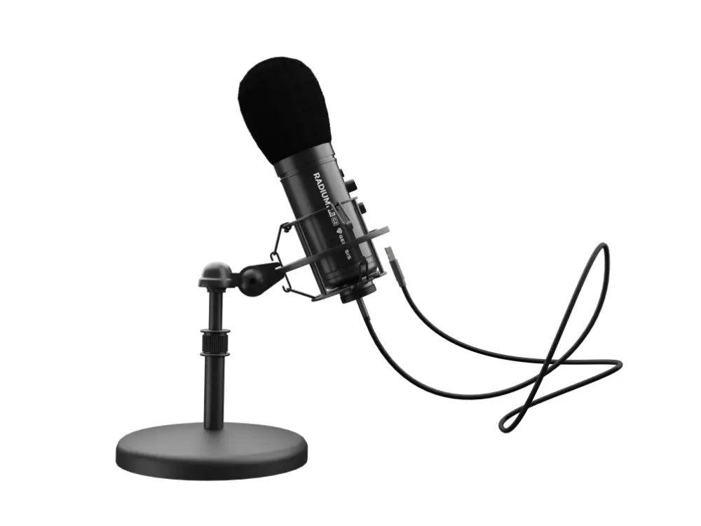 GENESIS Radium 600 G2 Negro Micrófono de superficie para mesa